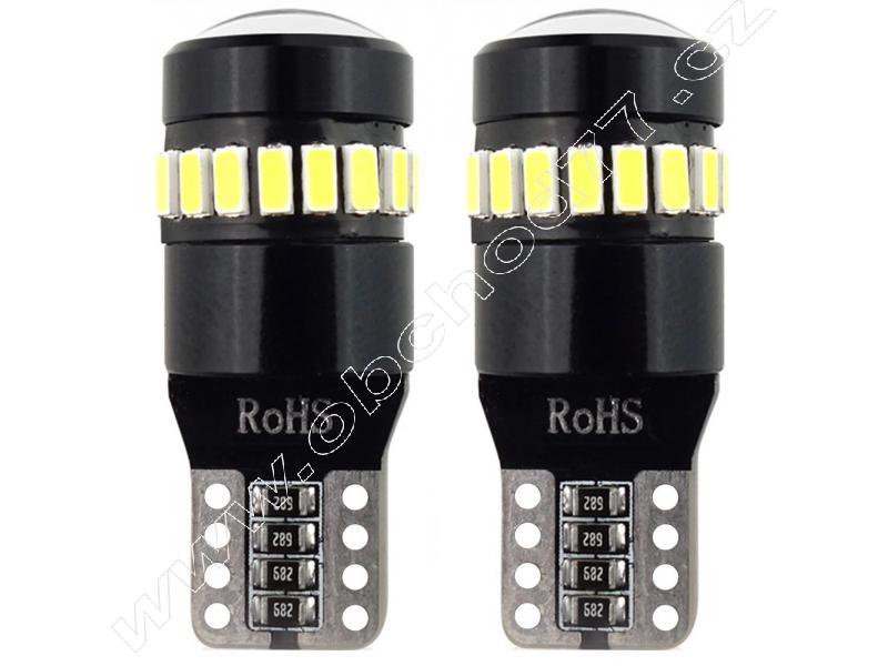 LED CANBUS 18SMD 3014 + 1SMD T10 W5W Bílá 12V/24V